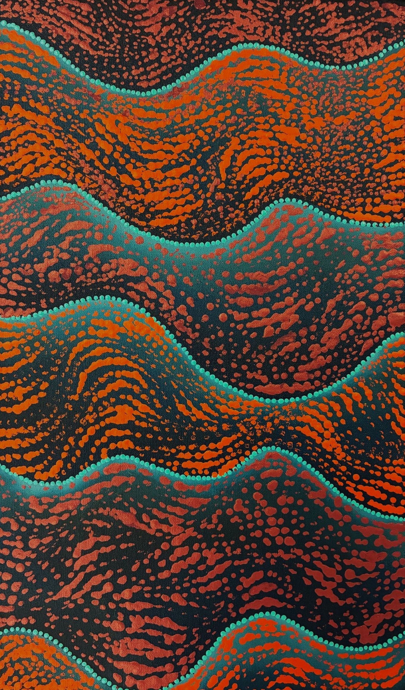 127-26 Rainy Season. 50x30cm acrylic on canvas