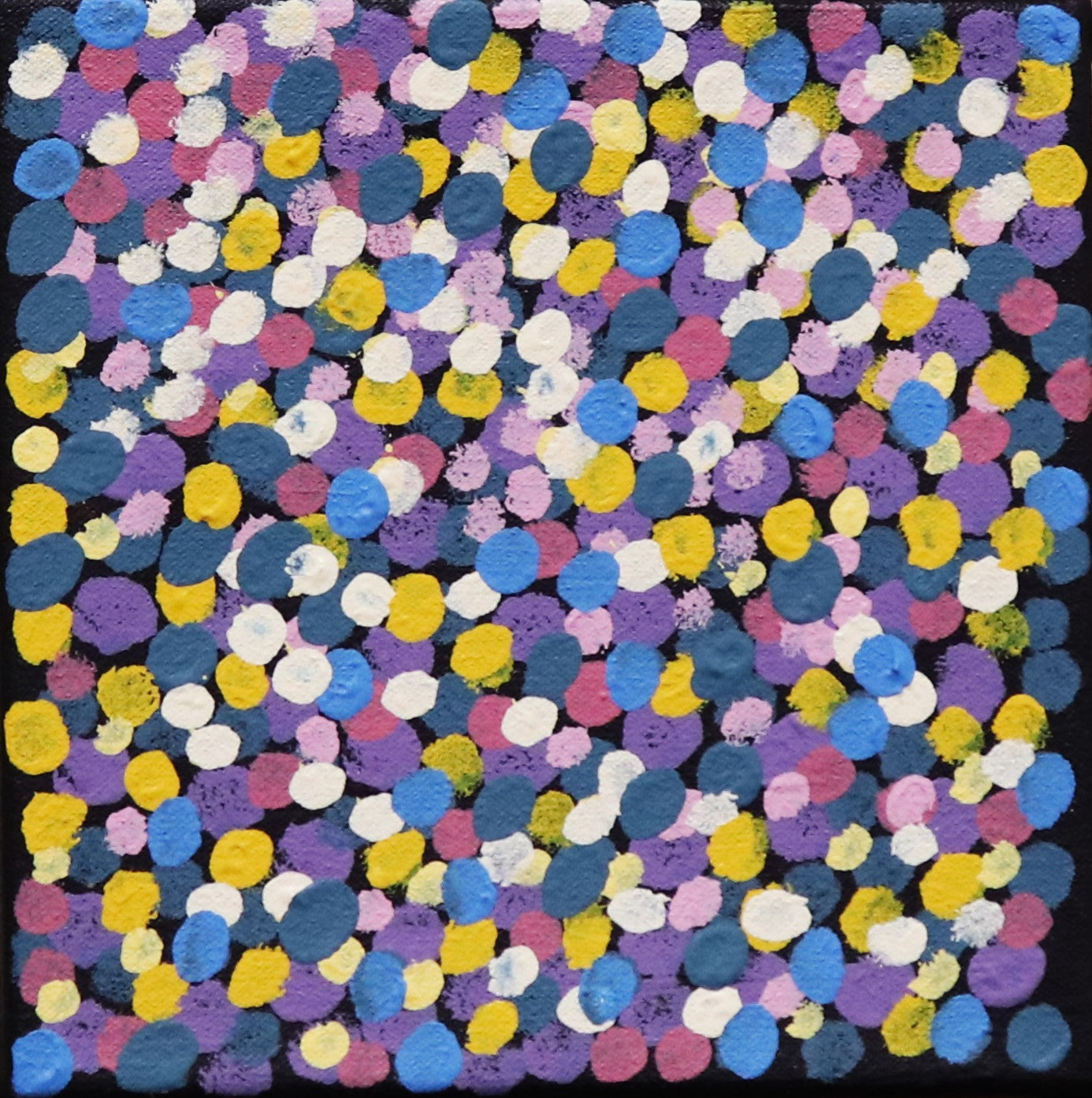 333-25 Spinifex Grasses at the end of the Wet Season. 20 x 20 Acrylic on Canvas