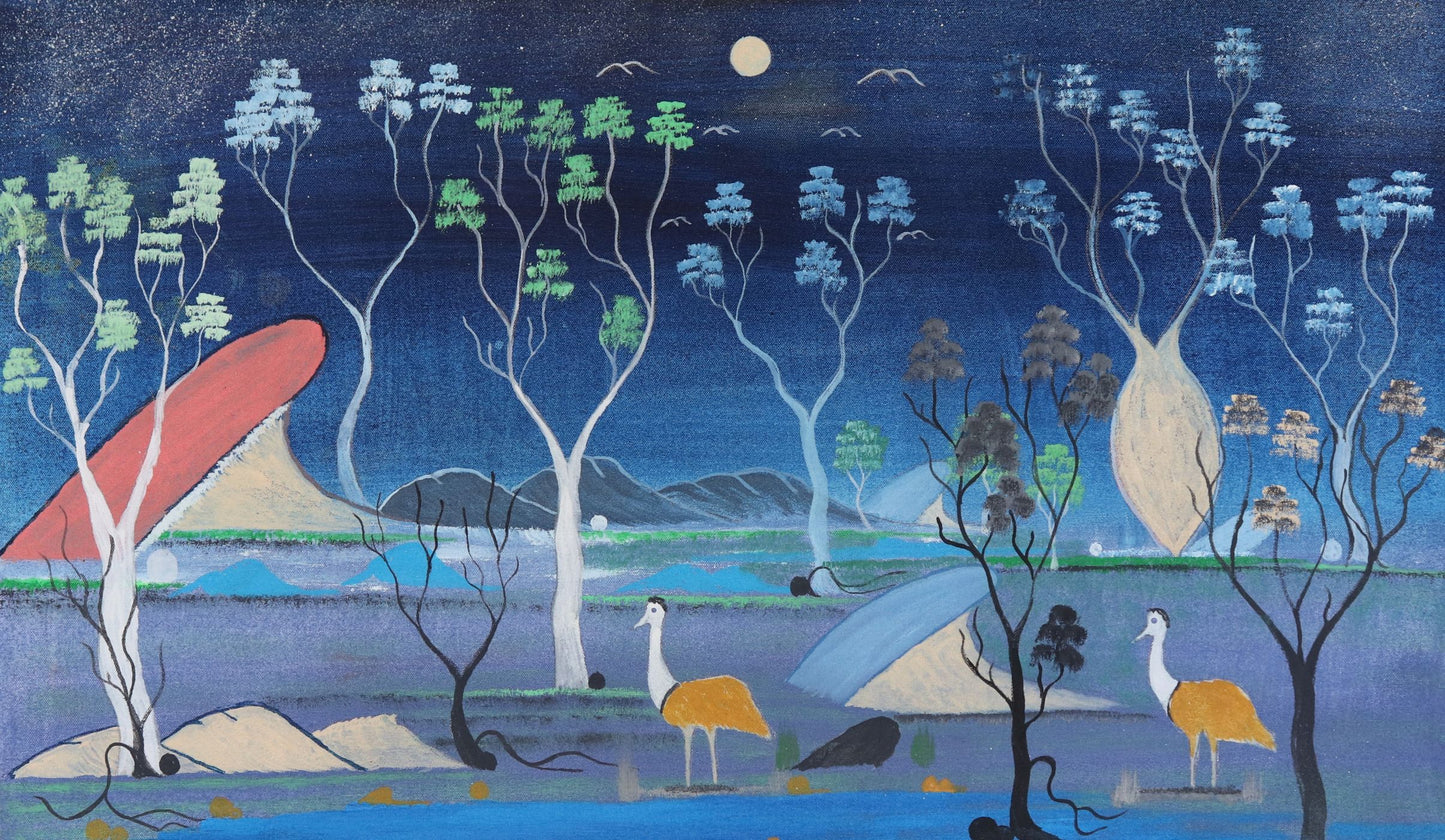 36-24 Louisa Downs Station - My Country. 75 x 45 Acrylic on Canvas