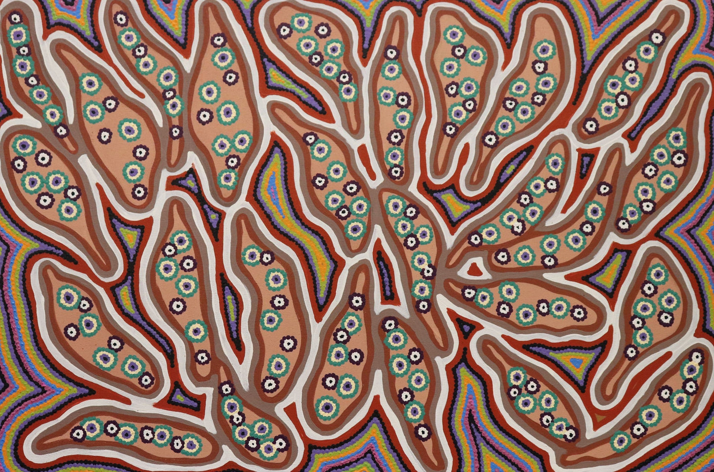 7-26 Bush Potatoes. 90 x 60 Acrylic on Canvas