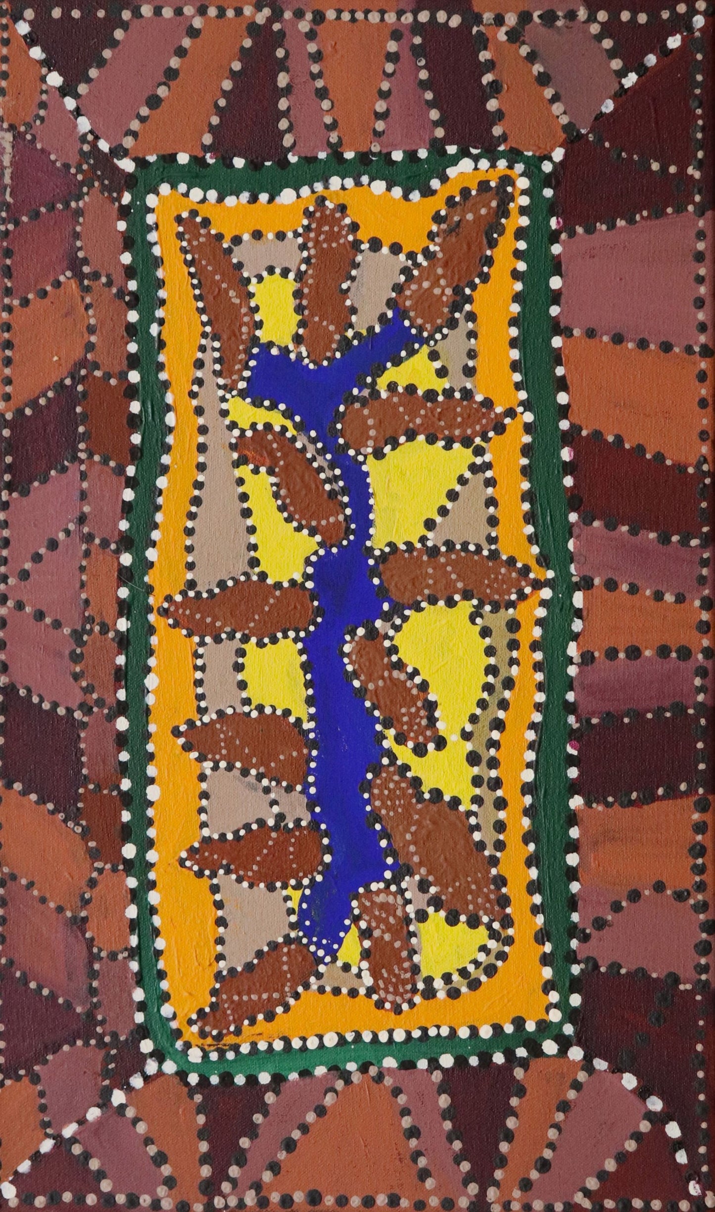 122-25 Bush Potatoes. 50 x 30 Acrylic on Canvas