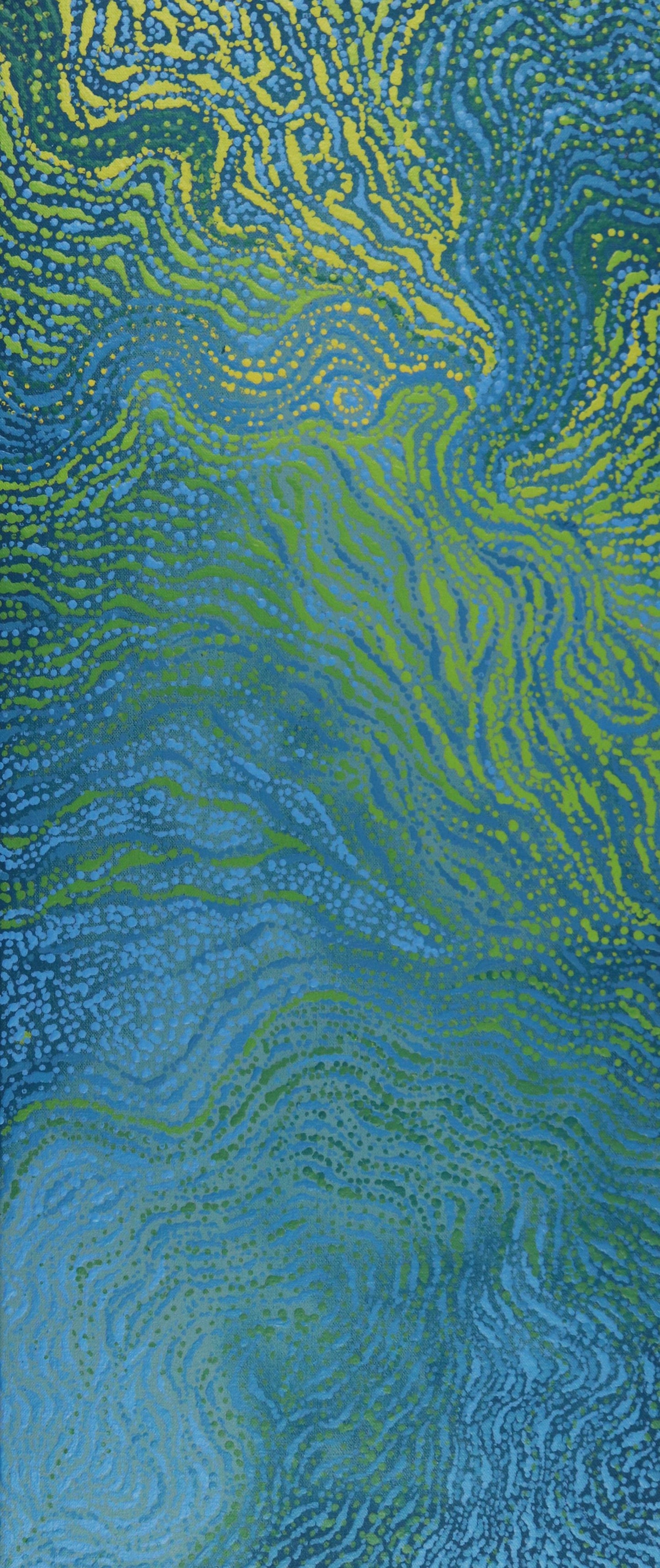 198-26 Rainy Season. 70x30cm acrylic on canvas