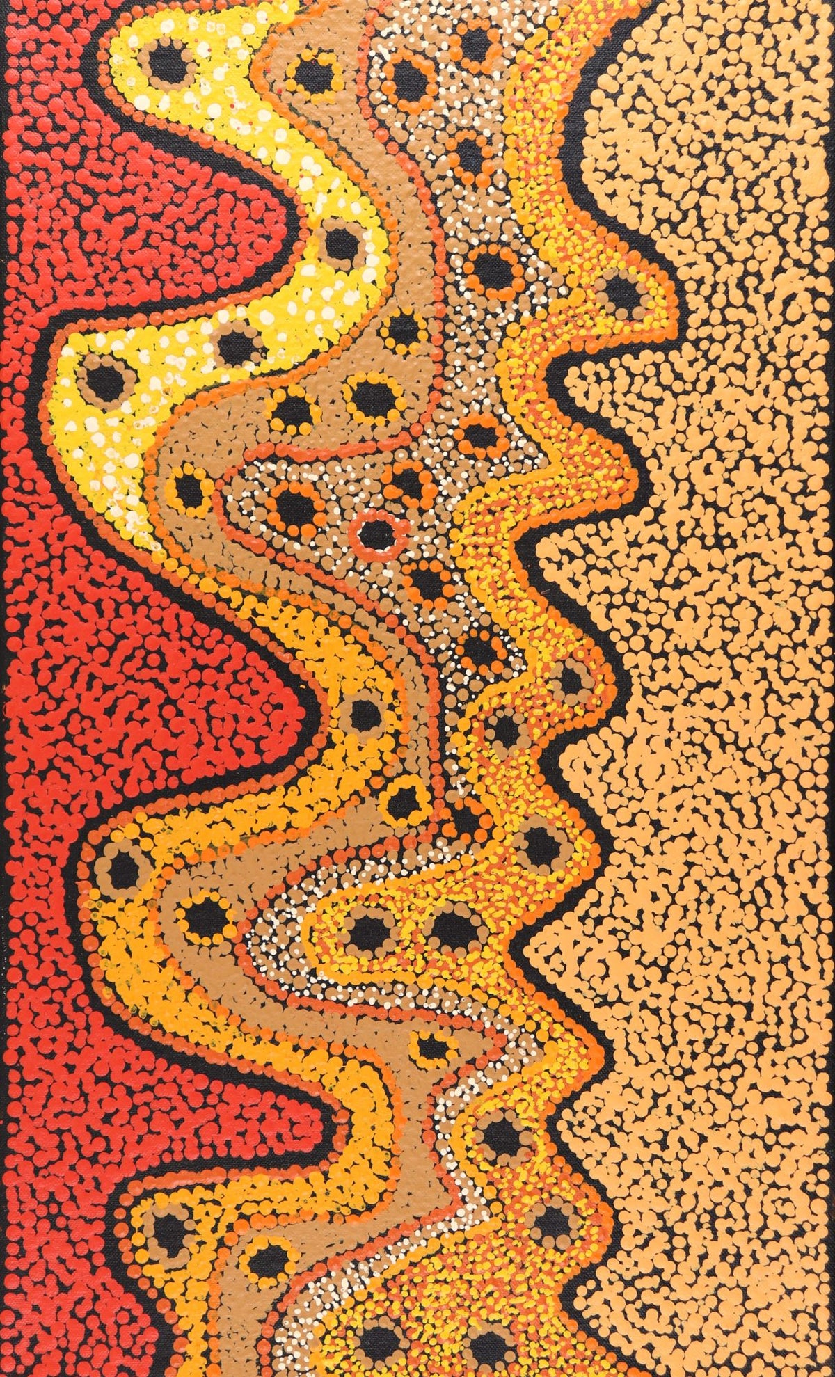 395-26 Nynmi on the Canning Stock Route. 50x30cm acrylic on canvas