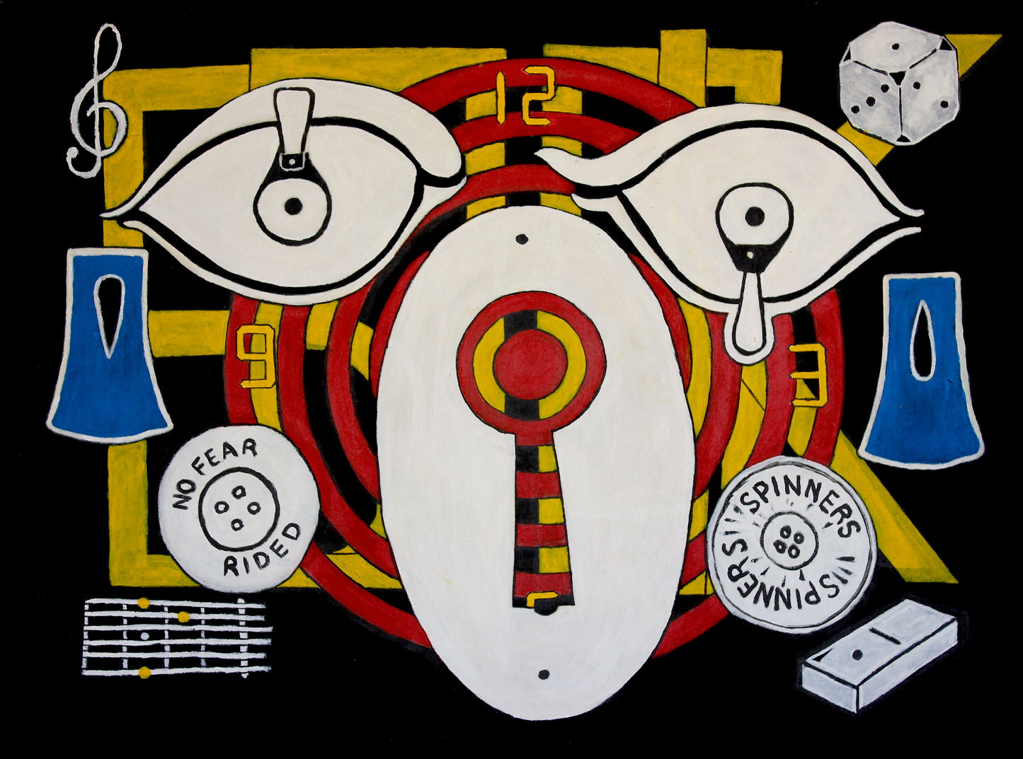 238-16 The Book- No 2 Aboriginal Reserve. 121 x 91cm: acrylic on canvas