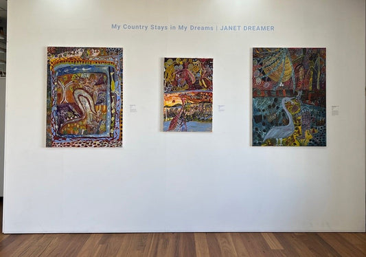 Janet Dreamer exhibition schedule—now showing at Earlywork Fremantle