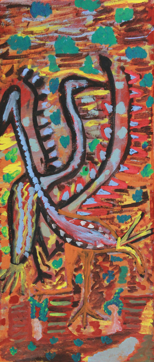 120-18 Mungari. 70 x 30 Acrylic on Canvas