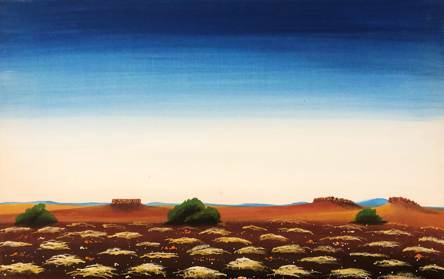153-23 Balgo Hills. 70 x 45 Acrylic on Canvas