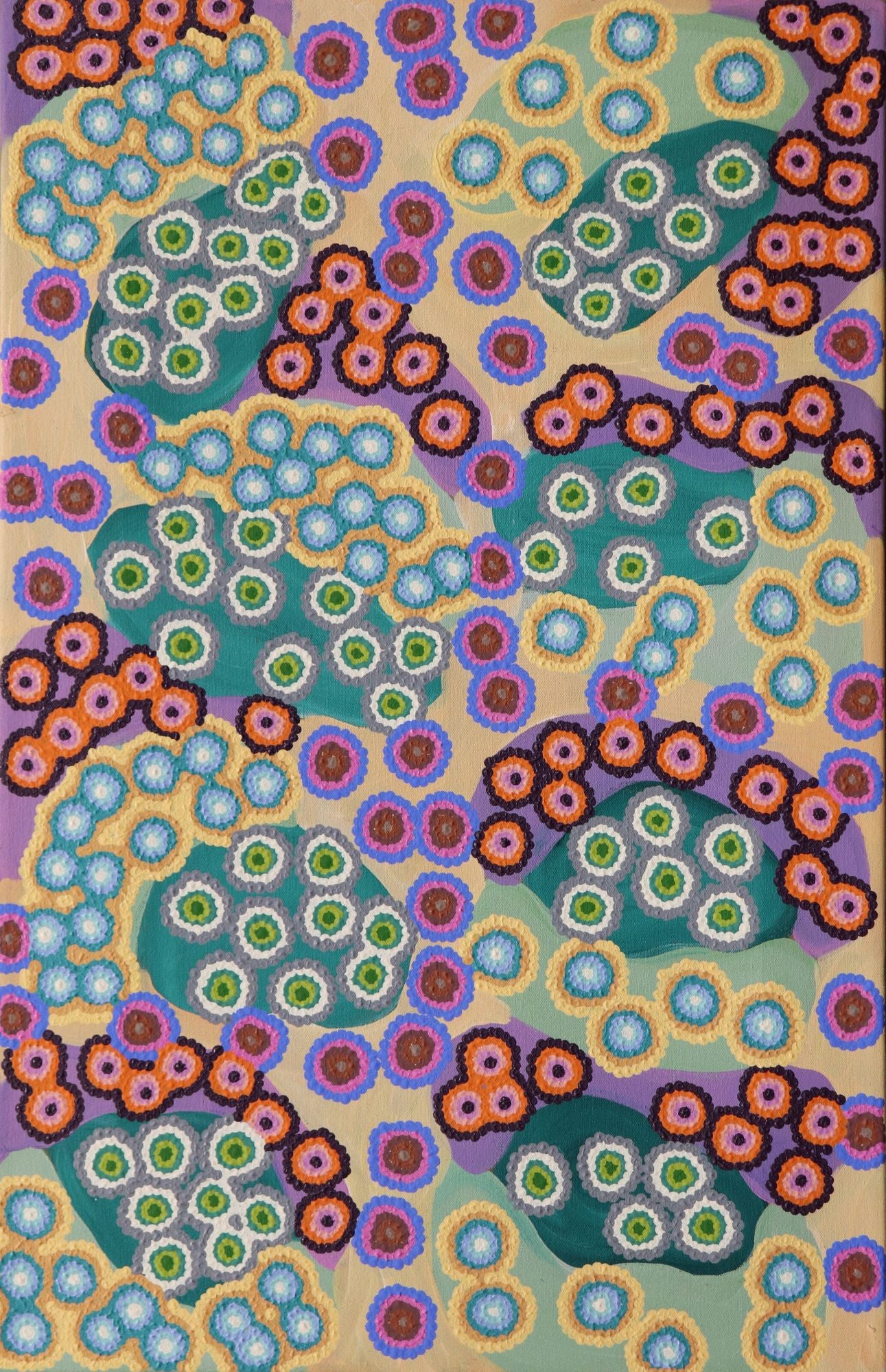 187-25 Wildflowers. 70 x 45 Acrylic on Canvas