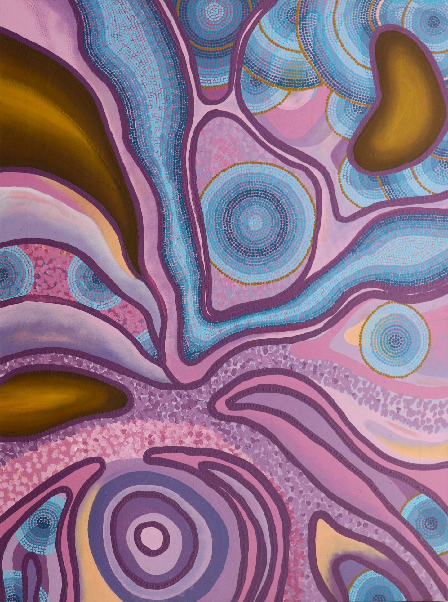 24-22 Rainy Season. 120x90cm Acrylic on canvas