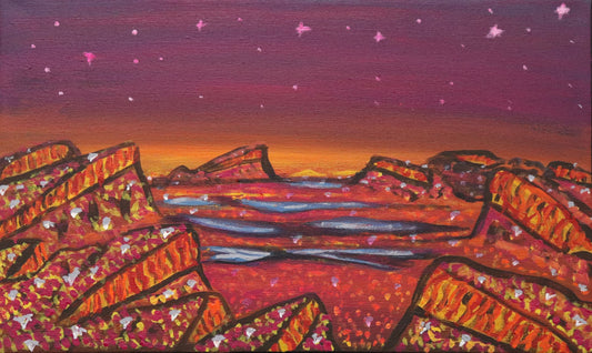 274-25 Wirrimanu - Balgo Hills. 50 x 30 Acrylic on Canvas