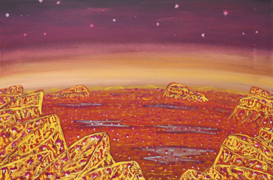 276-25 Wirrimanu - Balgo Hills. 90 x 60 Acrylic on Canvas