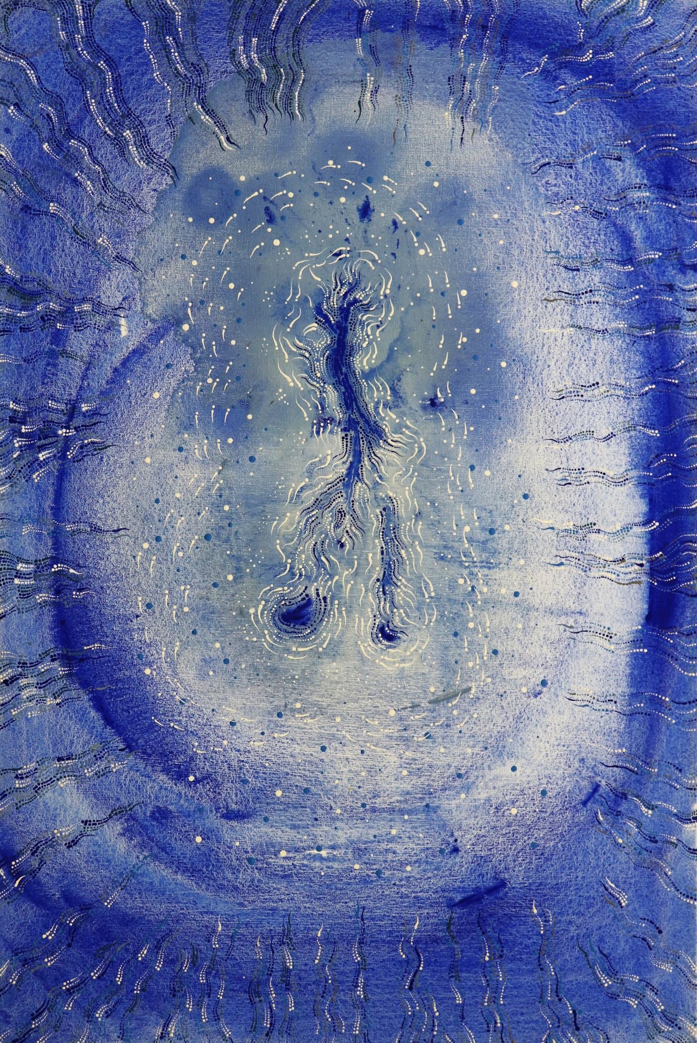 278-25 Rainy Season. 90 x 60 Acrylic on Canvas