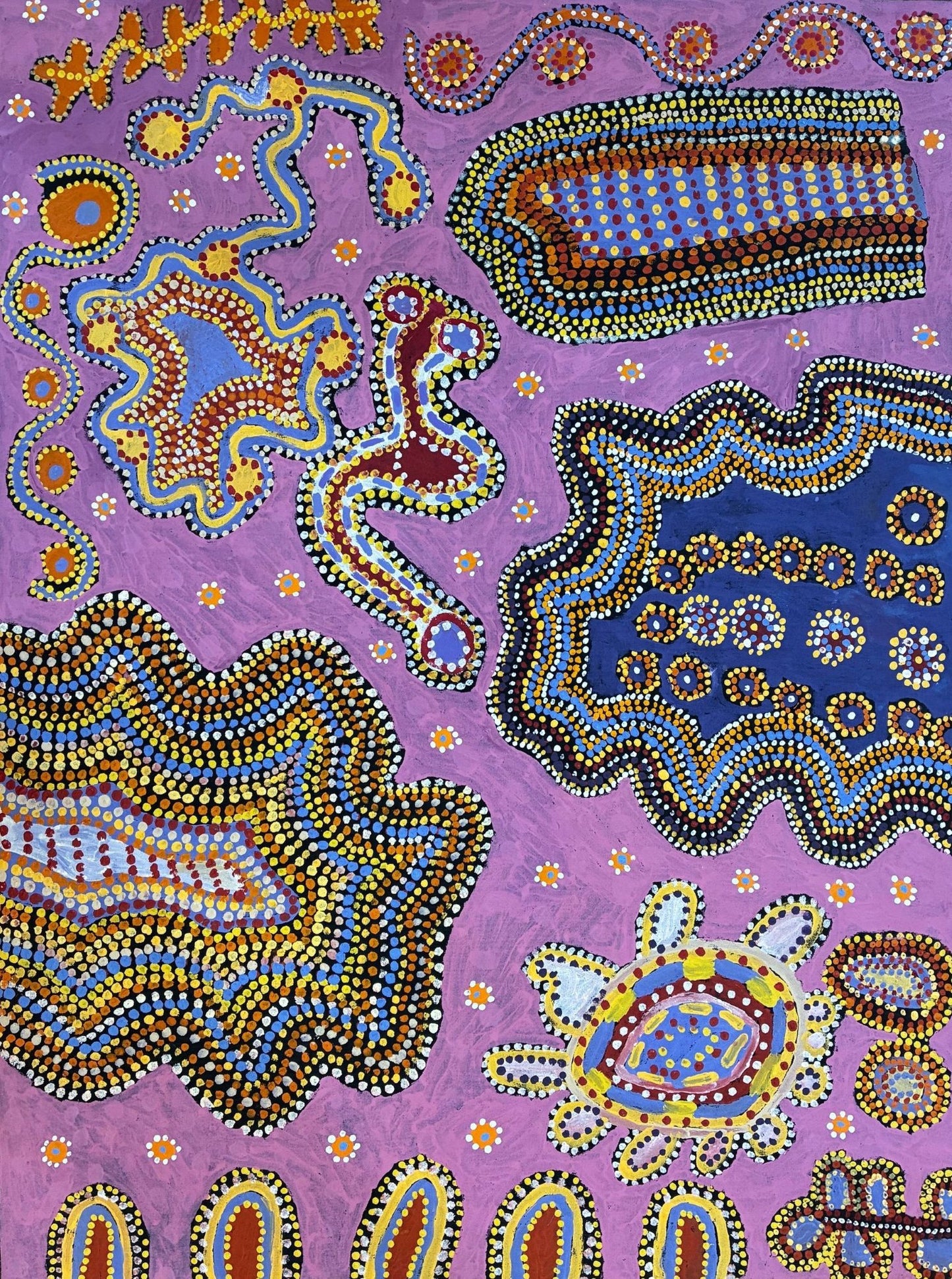 298-12 Gull Mulla. 120 x 90. Acrylic on linen