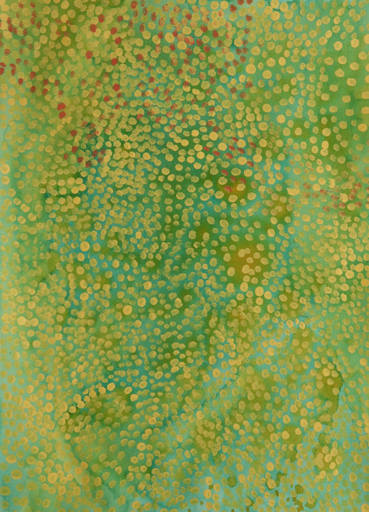 311-25 Salt Water Lakes and Water Lilies. 61 x 71 Acrylic / Watercolour on Archival Paper