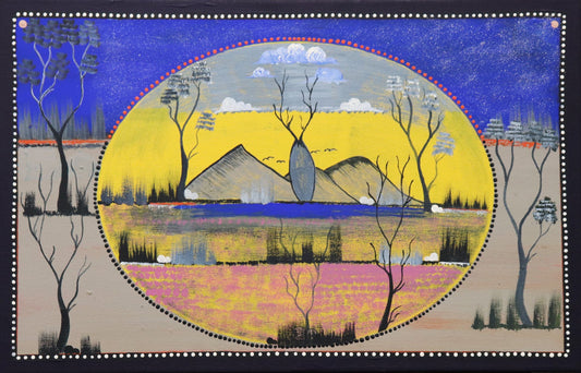 314-25 Louisa Downs Station - My Country. 70 x 45 Acrylic on Canvas