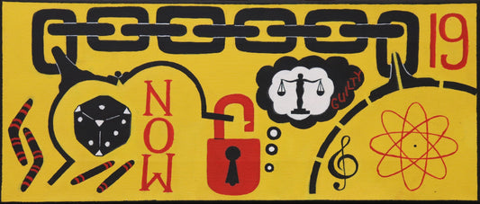 317-25 A thought within a thought, a taught within a taught. 70 x 30 Acrylic on Canvas