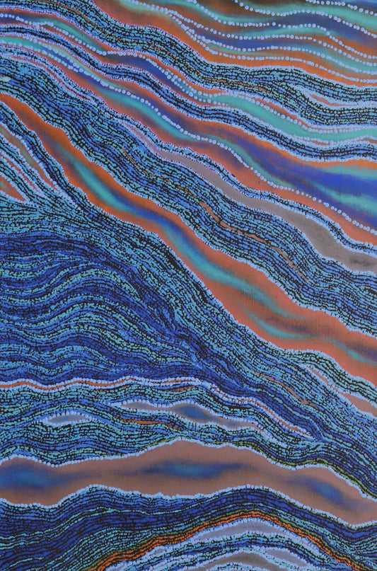 328-25 Living Water. 90 x 60 Acrylic on Canvas