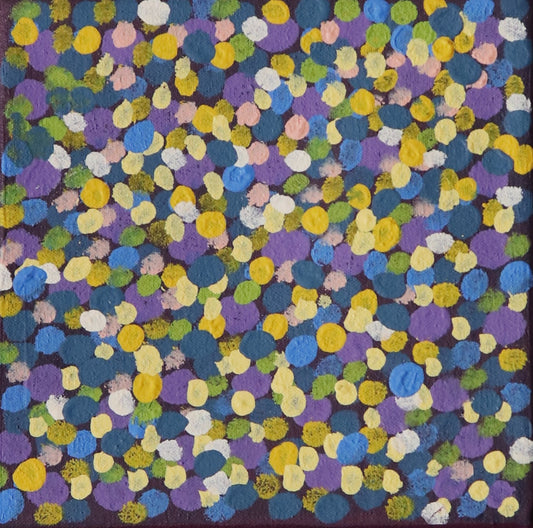 334-25 Spinifex Grasses at the end of the Wet Season. 20 x 20 Acrylic on Canvas