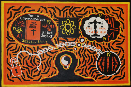 47-26 19 (Nineteen). 90 x 60 Acrylic on Canvas