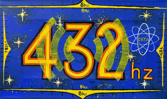 68-26 Invisible to the naked eye. 50 x 30 cm acrylic on canvas