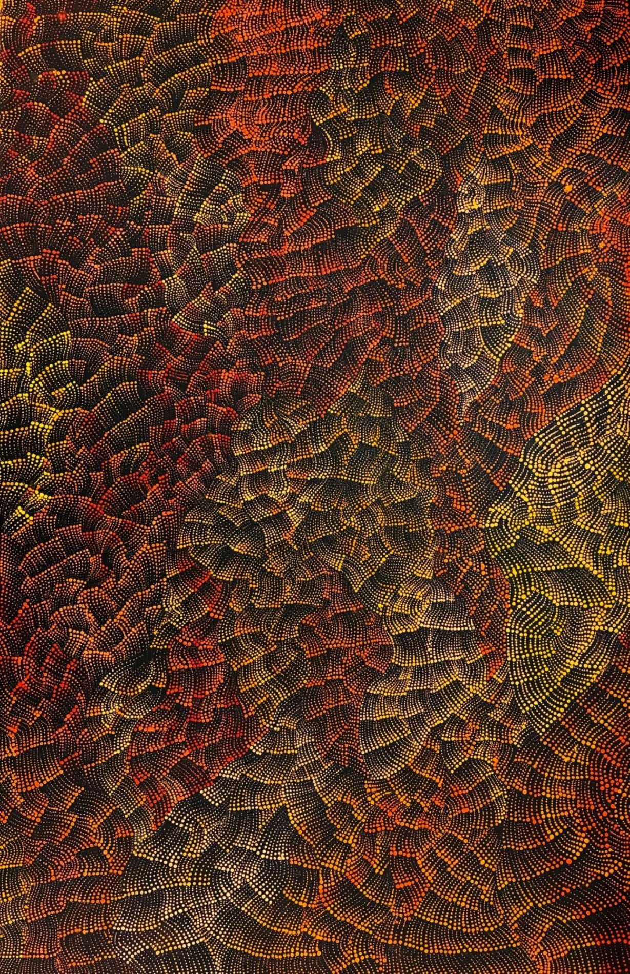 89-26 Sunset and Sunrise Reflections over the Kimberley's. 70 x 45 cm acrylic on canvas