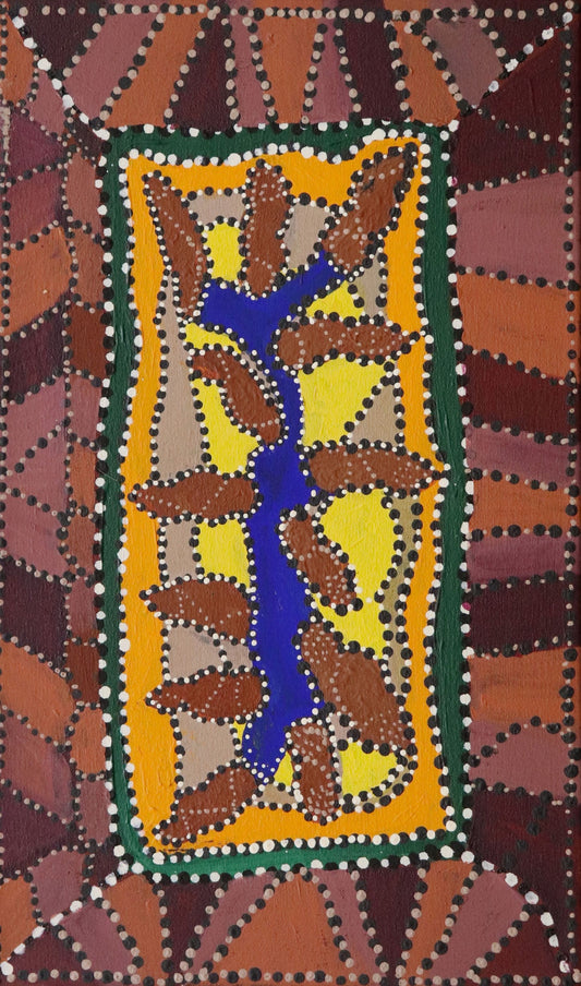 122-25 Bush Potatoes. 50 x 30 Acrylic on Canvas