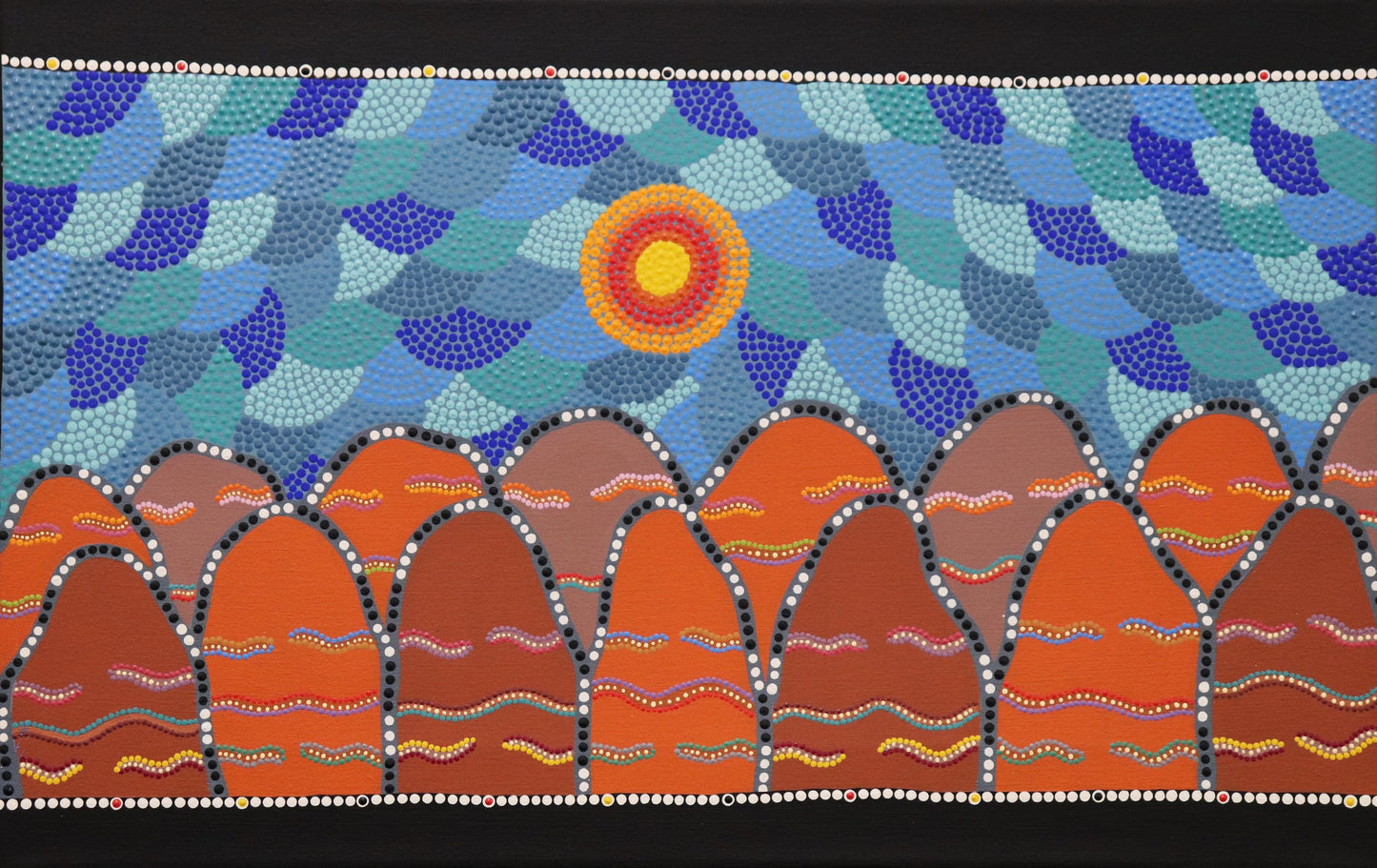 52-26 Purnululu (Bungle Bungles) Special Country. 70 x 45 cm acrylic on canvas