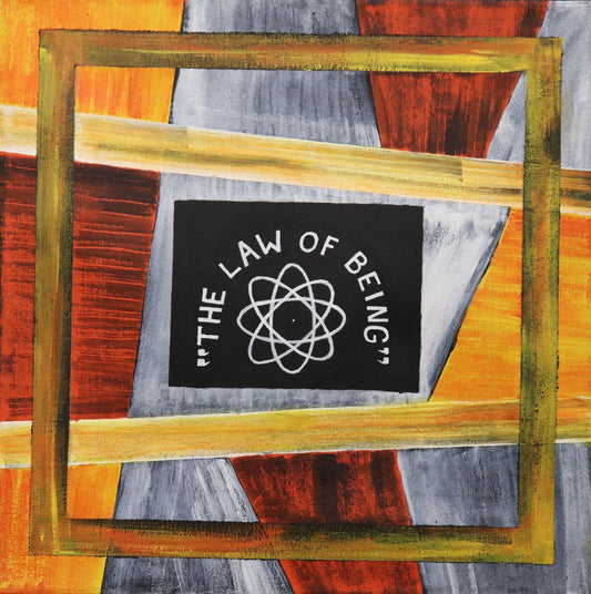 96-26 The Inventor Creator - The Law of Being. 50 x 50 cm acrylic on canvas