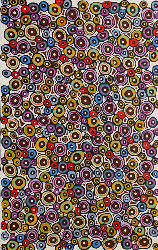 115-26 Colours of my Country - Stones in every Colour. 70x45cm acrylic on canvas