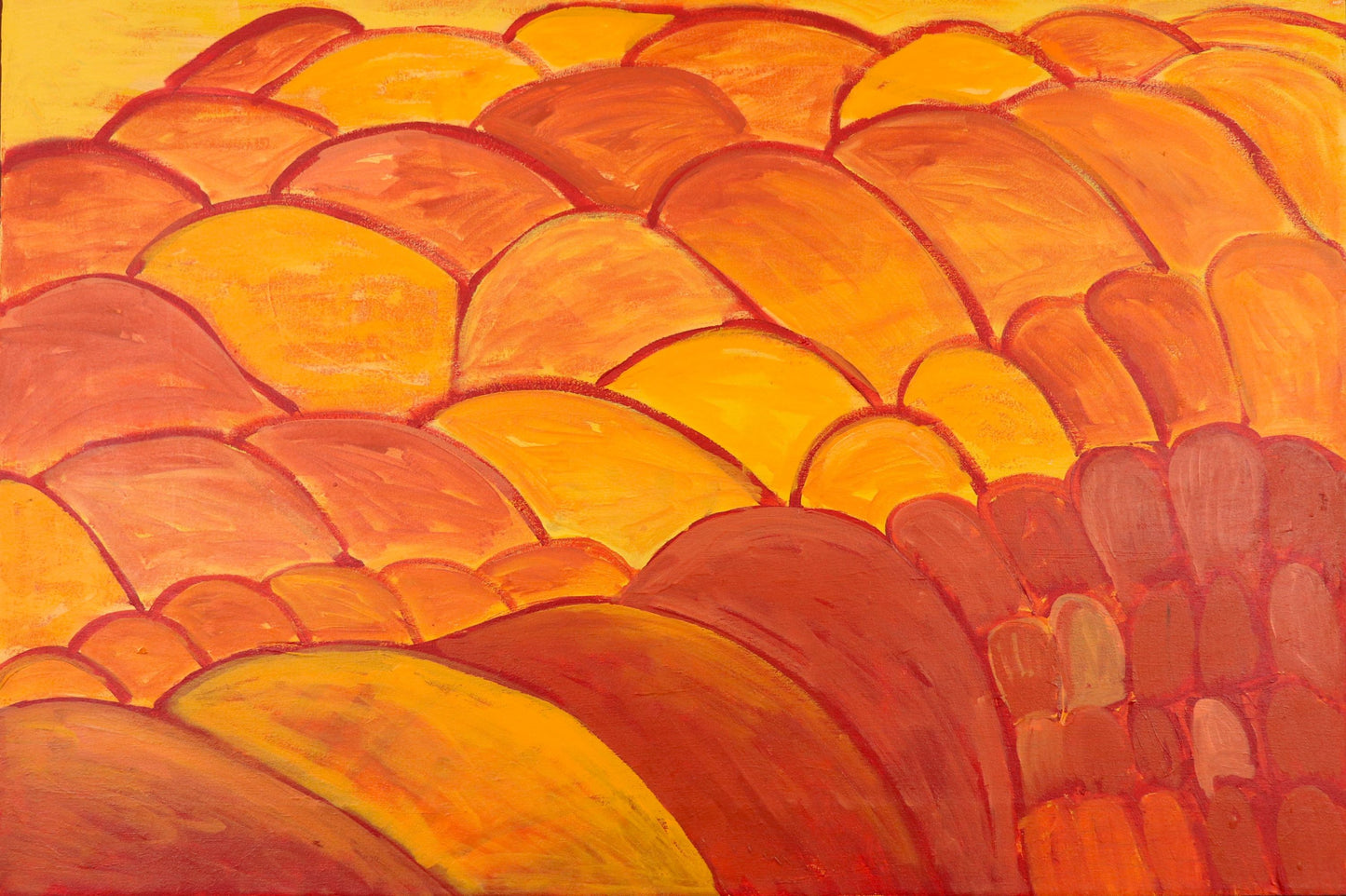 225-26 Purnululu (Bungle Bungles) Special Country. 60x90cm acrylic on canvas