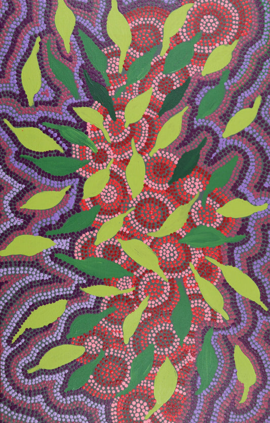 259-26 Bush Herbs, Food and Medicine Plants. 70x45cm acrylic on canvas