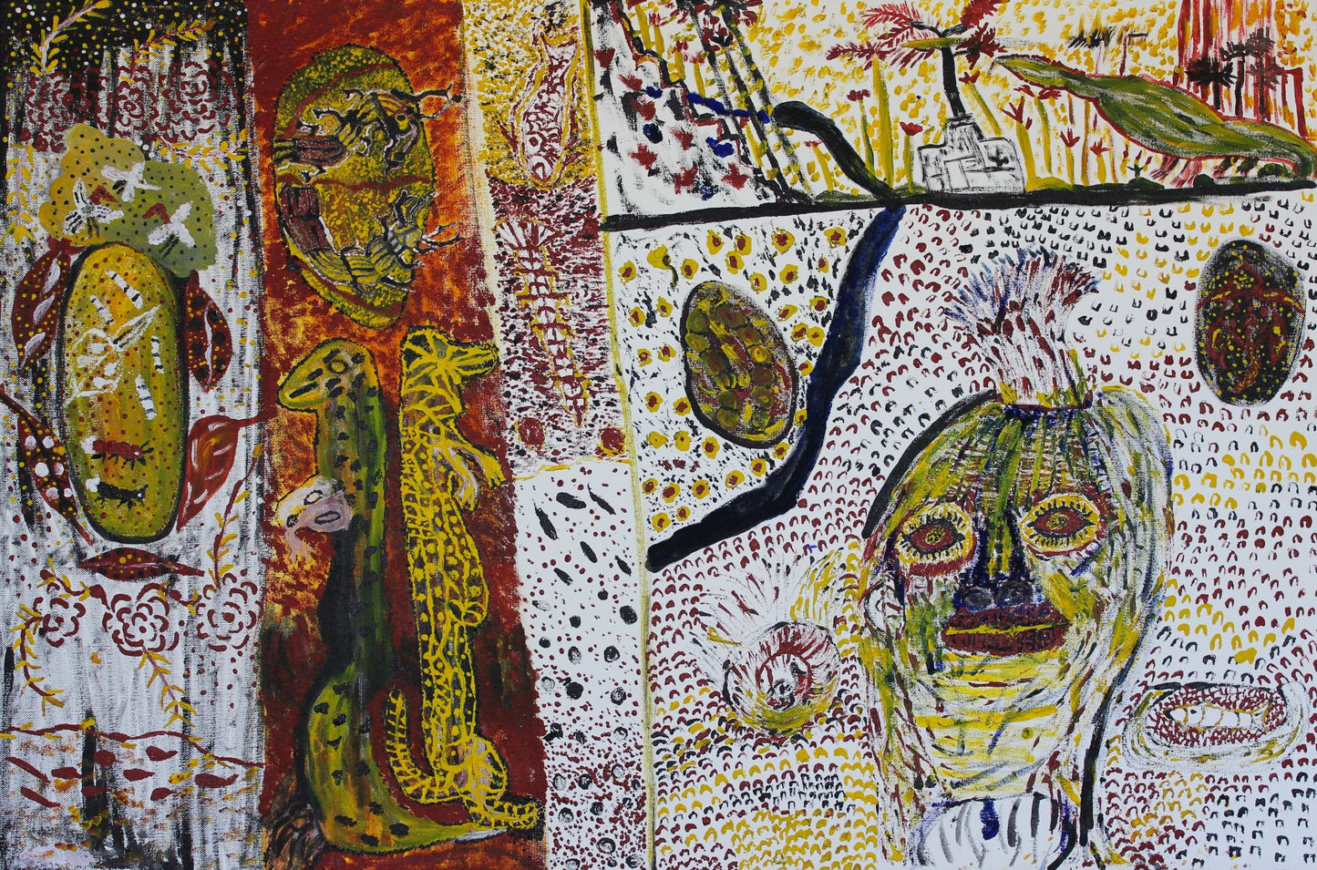 174-17 Palm Springs. 90 x 60 Acrylic on Canvas