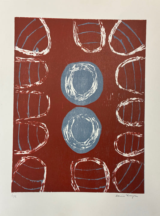 42-26 Purnululu (Bungle Bungles) Special Country. Woodblock Print, 52x38cm