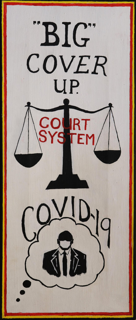 254-25 Freedom of Speech. 30cm x 70cm.Acrylic on canvas