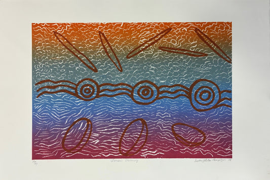 36-26 Women's Business. 38x58cm ltd ed. of 20 screen print